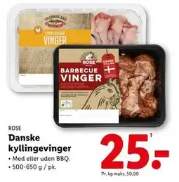 Lidl Danske kyllingevinger tilbud