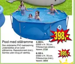 Harald Nyborg Pool med stålramme tilbud