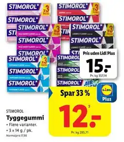 Lidl Tyggegummi tilbud