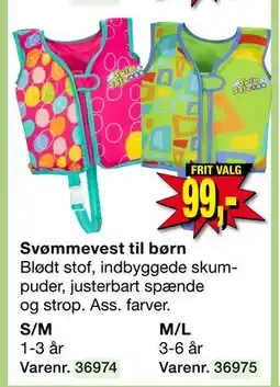 Harald Nyborg Svømmevest til børn tilbud