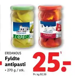 Lidl Fyldte antipasti tilbud