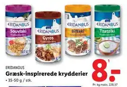 Lidl Græsk-inspirerede krydderier tilbud