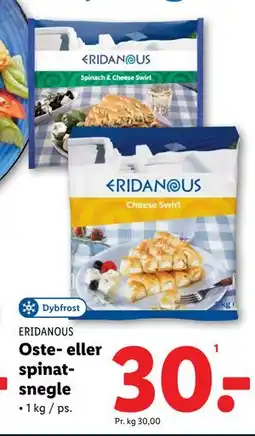 Lidl Oste- eller spinatsnegle tilbud