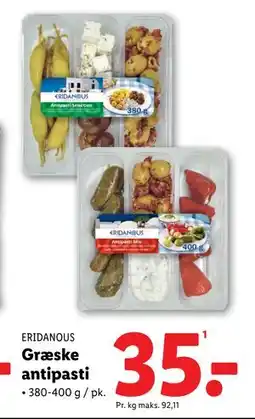 Lidl Græske antipasti tilbud