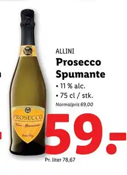 Lidl Prosecco Spumante tilbud