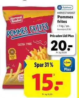 Lidl Pommes frites tilbud