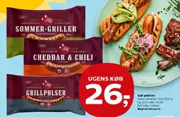 Kvickly Gøl pølser tilbud
