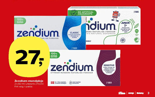 Kvickly Zendium mundpleje tilbud