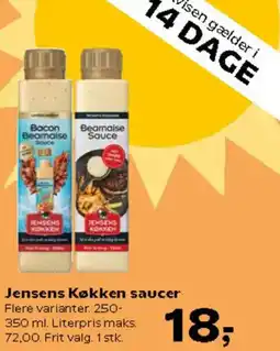 Kvickly Jensens Køkken saucer tilbud