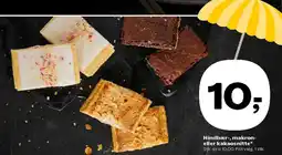 Kvickly Hindbær-, makron- eller kakaosnitte* tilbud