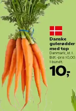 Kvickly Danske gulerødder med top Danmark tilbud
