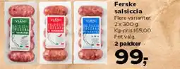 Kvickly Ferske salsiccia tilbud