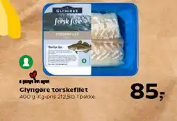 Kvickly Glyngøre torskefilet tilbud