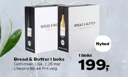 Kvickly Bread & Butter i boks Californien, tilbud