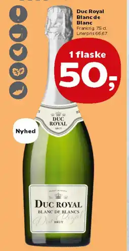 Kvickly Duc Royal Blanc de Blanc tilbud