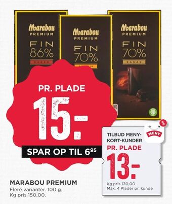 MENY Marabou premium tilbud