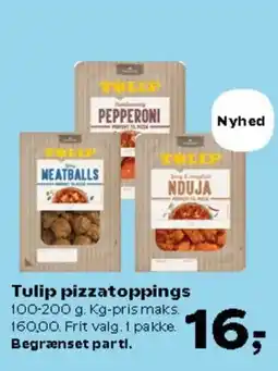 Kvickly Tulip pizzatoppings tilbud