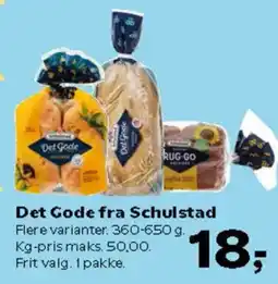 Kvickly Det Gode fra Schulstad Flere varianter. tilbud