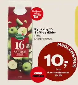 Kvickly Rynkeby 16 Saftige Æbler tilbud