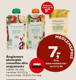 Kvickly Änglamark økologisk smoothie eller tilbud