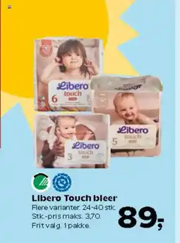 Kvickly Libero Touch bleer tilbud