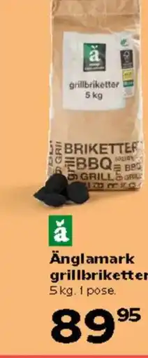Kvickly Änglamark grillbriketter sprinklervæske. tilbud