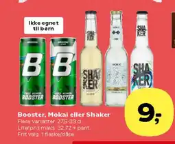 Kvickly Booster, Mokai eller Shaker tilbud
