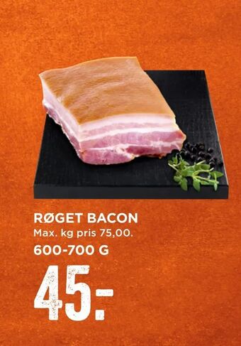 MENY Røget bacon tilbud