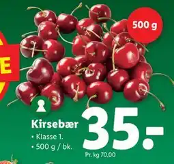 Lidl Kirsebær tilbud