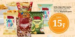 Dagli'Brugsen KiMs chips eller snacks tilbud