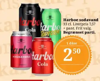 Dagli'Brugsen Harboe sodavand tilbud