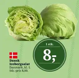 Dagli'Brugsen Dansk Icebergsalat Danmark tilbud