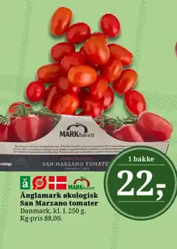 Dagli'Brugsen Änglamark økologisk San Marzano tomater tilbud