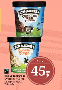 Dagli'Brugsen Ben & Jerry's is Dybfrost tilbud