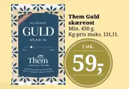 Dagli'Brugsen Them Guld skæreost Min. tilbud