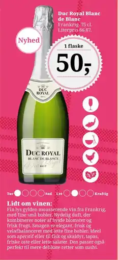 Dagli'Brugsen Duc Royal Blanc de Blanc tilbud