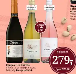 Dagli'Brugsen Upupa eller Challis tilbud