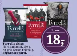 Dagli'Brugsen Tyrrells chips tilbud
