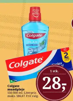 Dagli'Brugsen Colgate mundpleje tilbud