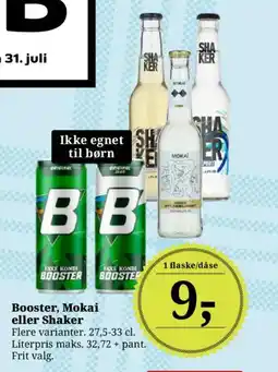 Dagli'Brugsen Booster, Mokai eller Shaker tilbud