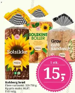Dagli'Brugsen Kohberg brød tilbud