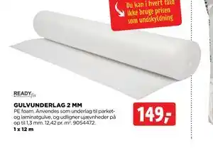 jem & fix GULVUNDERLAG 2 MM tilbud