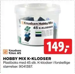 jem & fix HOBBY MIX K-KLODSER tilbud
