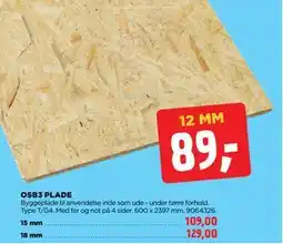 jem & fix OSB3 PLADE tilbud