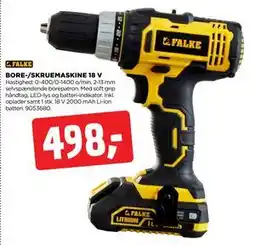 jem & fix BORE-/SKRUEMASKINE 18 V tilbud