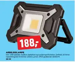 jem & fix ARBEJDSLAMPE tilbud