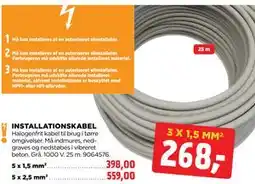 jem & fix INSTALLATIONSKABEL tilbud
