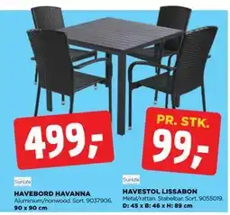 jem & fix HAVESTOL LISSABON tilbud
