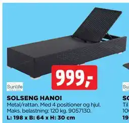 jem & fix SOLSENG HANOI tilbud