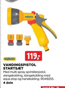 jem & fix VANDINGSPISTOL STARTSÆT tilbud